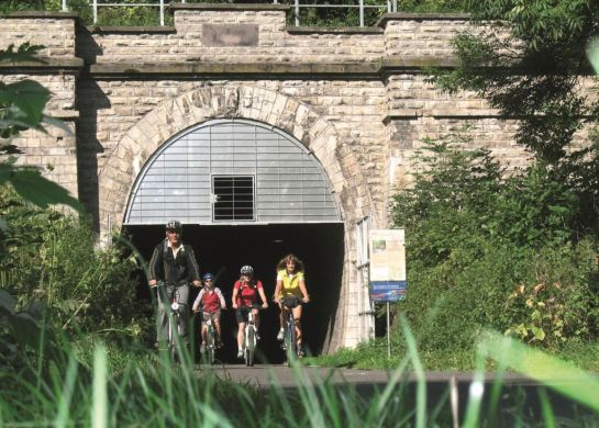 Milseburgradweg mit Milseburgtunnel