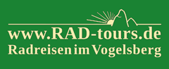 Logo RAD-tours.de - Fahrradreisen in Hessen